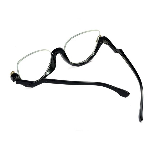New Retro Anti Blue Light Cat Eye Glasses For Women With Diamond Fashion General - Picture 6 of 12